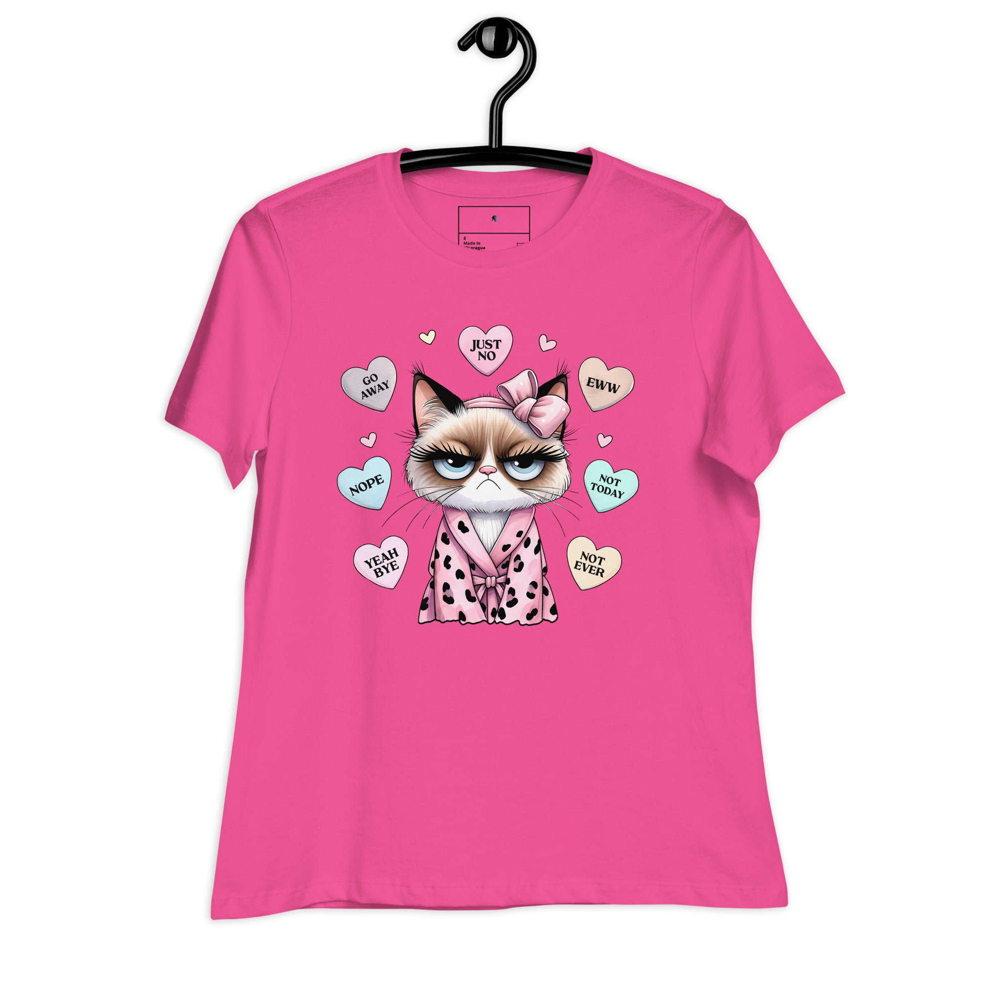 Grumpy Kitty Valentine's Graphic Tee